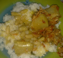 Rougail morue-chouchou