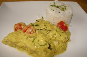 Curry d’anguille séchée