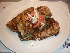 Poissons frit mariné