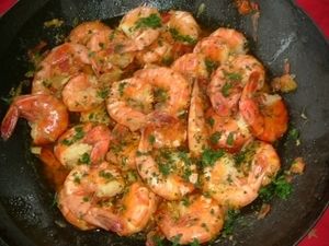 Cari gambas et porc
