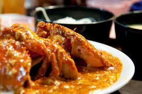Crabes en sauce
