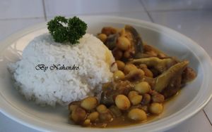 Oreilles de porc aux pois de bambara