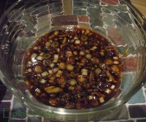 Sauce au gingembre et oignons jeunes