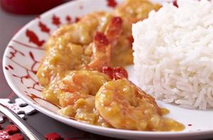 Gambas aux agrumes et gingembre