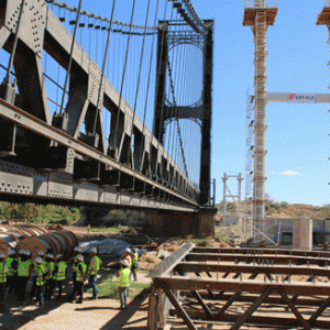 Nouveau pont de Kamoro : 60% des travaux de construction réalisés