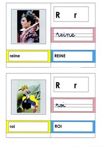 LES ROIS cartes pour composer des phrases