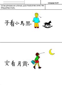 LA CHINE Langage écrit