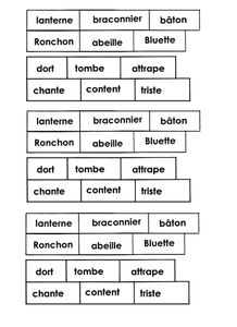 BLUETTE ET RONCHON Mots de couleurs