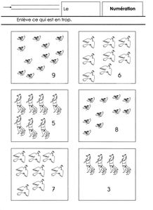 POULE ROUSSE, numération