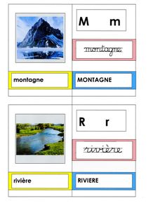 Tchico de J P Idatte, cartes de mots