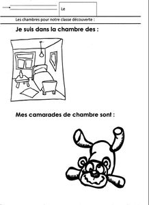 Les chambres avant de partir en classe découverte
