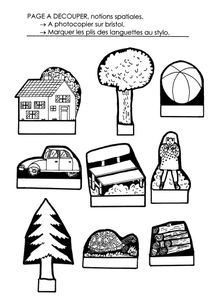 vocabulaire spatial, repérage sur quadrillage