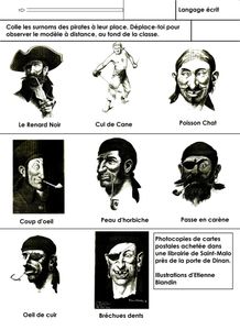 Les pirates, langage écrit et mémoire immédiate