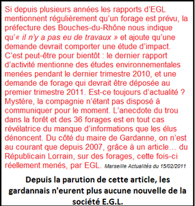 E.G.L: Du Sud au Nord en passant par la Lorraine ...