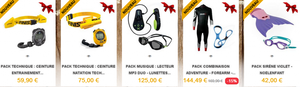 Pack Triathlon et Trail pour noël