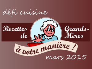 Le défi de cuisine du mois de mars