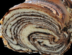 Brioche marbrée au chocolat