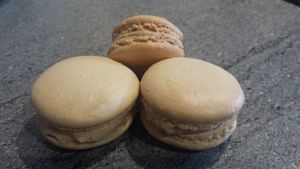 Macaron au praliné