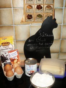 GATEAU AU LAIT CONCENTRE SUCRE ET CHOCOLAT