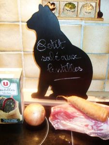 PETIT SALE AUX LENTILLES DANS LE MICRO-MINUTE