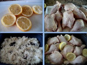 TAJINE DE POULET AU CITRON