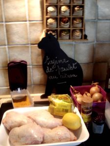 TAJINE DE POULET AU CITRON