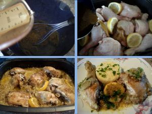 TAJINE DE POULET AU CITRON
