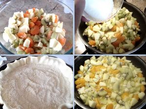 TARTE FEUILLETEE AUX FRUITS DE SAISON