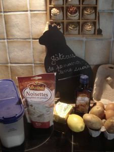 GATEAU DE POMMES DE TERRE SUCRE
