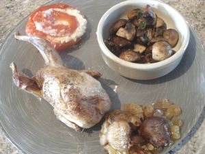 CAILLES AUX SAVEURS D’AUTOMNE
