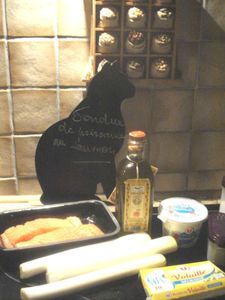 FONDUE DE POIREAUX AU SAUMON