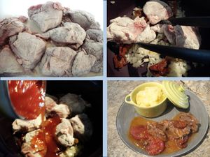 JOUES DE PORC AUX 2 TOMATES