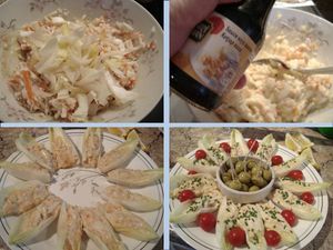 BARQUETTES D’ENDIVES AU SURIMI