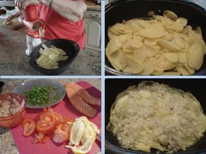 SAUMON AU CITRON ET POMMES DE TERRE