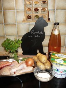 LE POULET AU CIDRE