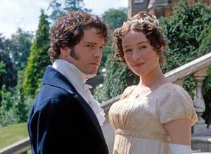 Colin Firth (Fitzwilliam Darcy) et Jennifer Ehle (Elisabeth Bennet)