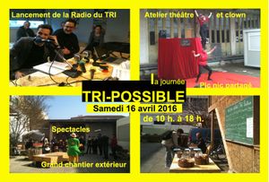LA Journée du TRI POSSIBLE - Samedi 16 Avril - 10h00 à 17h00