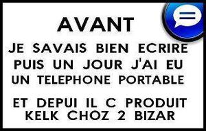 SMS à l'école