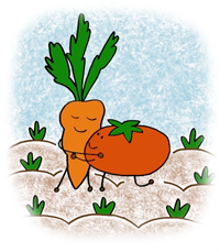 Des potes au potager