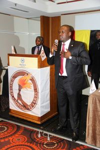 Le président Christian Malanga parle du projet du Parti congolais de l’Unité au Sheraton de Bruxelles