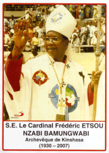 Le cardinal Fréderic Etsou