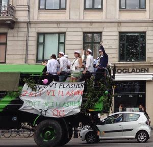 Célébration de l'obtention du baccalauréat