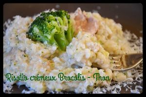 Risotto crémeux brocolis et thon