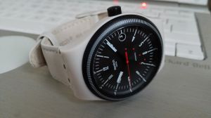 La petite dernière : une Swatch Sistem51 Cream