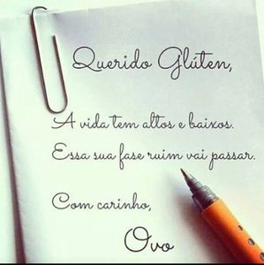 Do ovo para o gluten