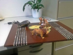 Geldgeschenk gebastelt - Thema: Afrika