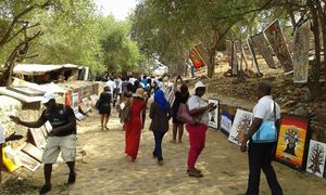 Les médias sénégalais en tourisme à Gorée