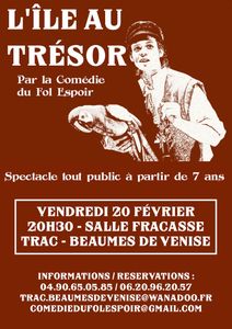 L'Ile au Trésor Vendredi 20 février au Trac