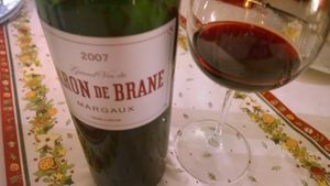 Bordeaux, Baron de Brane, 2007: On peut le boire !