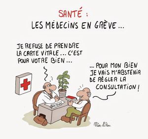 LA MANIF DES MEDECINS LIBERAUX N’ÉTAIT PAS LA NÔTRE